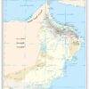 خريطة سلطنة عمان الطبيعية