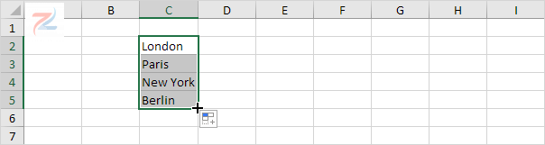 قائمة مخصصة في Excel