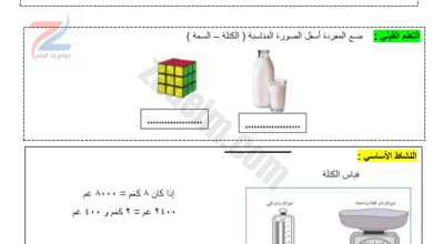 كراسة انشطة داعمة لمنهج مادة الرياضيات للصف السادس الفصل الدراسي الثاني بعنوان كراسة الطالب