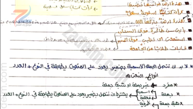 الجزء الثاني من شرح درس النعت لمادة اللغة العربية للصف العاشر الفصل الدراسي الثاني