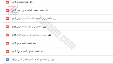 ملخصات واختبارات لمادة اللغة العربية للصف العاشر الفصل الدراسي الثاني