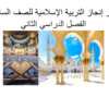 دفتر انشطة انجاز لمادة التربية الاسلامية للصف السادس الفصل الدراسي الثاني