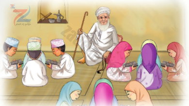 حل درس التيمينة لمادة اللغة العربية للصف الثالث الفصل الدراسي الاول لمنهج سلطنة عمان