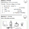 اختبار قصير اول لمادة اللغة الانجليزية للصف الرابع الفصل الدراسي الاول المنهج الجديد