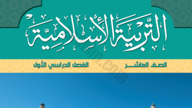 كتاب مادة التربية الاسلامية للصف العاشر الفصل الدراسي الاول لمنهج سلطنة عمان