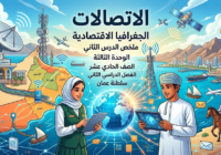ملخص الدرس الثاني الاتصالات الوحدة الثالثة لمادة الجغرافيا الاقتصادية للصف الحادي عشر الفصل الدراسي الثاني المنهج العماني