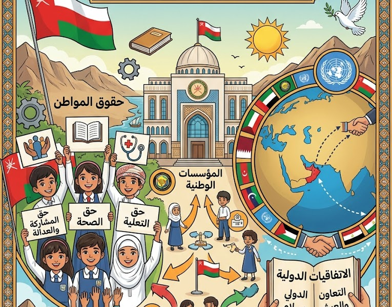 ملخص الدرس الثاني: حقوق المواطن.. المؤسسات الوطنية والاتفاقيات الدولية الوحدة الثالثة لمادة الدراسات الاجتماعية للصف الخامس الفصل الدراسي الثاني