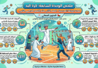 ملخص الوحدة السابعة كرة اليد لمادة الرياضة المدرسية للصف الثاني عشر الفصل الدراسي الثاني المنهج العماني