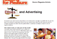 شرح درس Reading for Pleasure Genre: Magazine Article الثيم 1 لمادة اللغة الانجليزية للصف الثاني عشر الفصل الدراسي الاول المنهج العماني