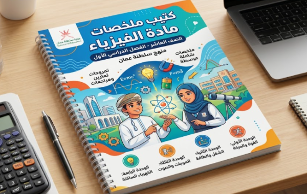 كتيبات ملخصات لمادة الفيزياء للصف العاشر الفصل الدراسي الاول لمنهج سلطنة عمان
