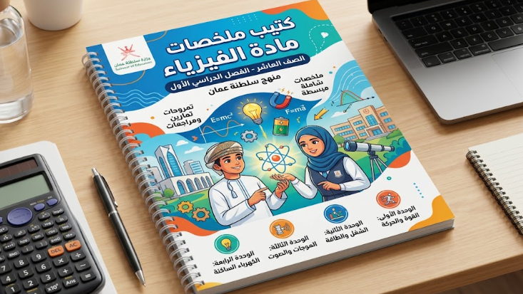 كتيبات ملخصات لمادة الفيزياء للصف العاشر الفصل الدراسي الاول لمنهج سلطنة عمان