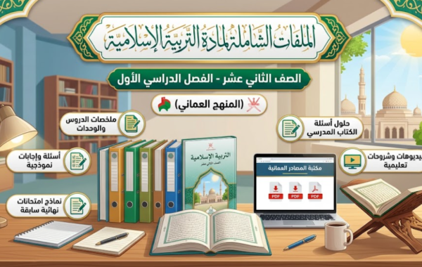 الملفات الشاملة لمادة التربية الاسلامية للصف الثاني عشر الفصل الدراسي الاول المنهج العماني