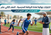 اختبارات نهائية لمادة الرياضة المدرسية للصف الثاني عشر الفصل الدراسي الاول المنهج العماني