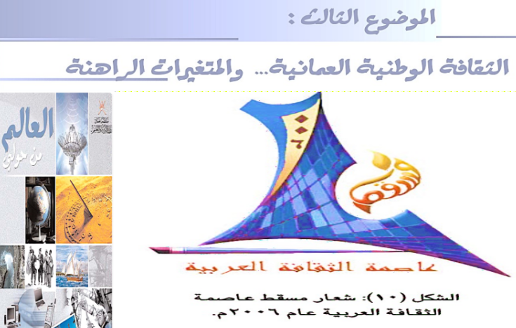 ملخصات وحل اسئلة ومراجعات لدرس الاقاليم الثقافية والهوية الوطنية لمادة العالم من حولي للصف الثاني عشر الفصل الدراسي الاول المنهج العماني