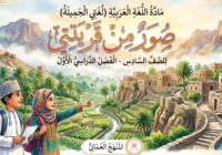 درس صور من قريتي لمادة اللغة العربية لغتي الجميلة للصف السادس الفصل الدراسي الاول المنهج العماني