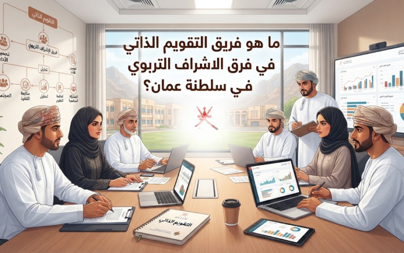ما هو فريق التقويم الذاتي في فرق الاشراف التربوي في سلطنة عمان؟