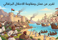 تقرير عن عمان ومقاومة الاحتلال البرتغالي لمادة الدراسات الاجتماعية للصف الثامن الفصل الدراسي الاول المنهج العماني