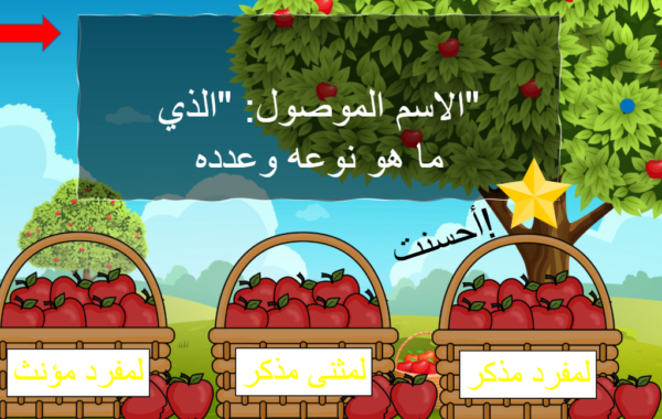 ملف بوربوينت لشرح درس الاسماء الموصولة لمادة اللغة العربية احب لغتي للصف الثاني والثالث والرابع