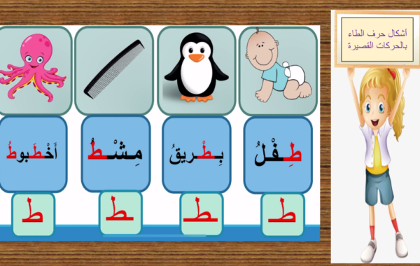 ملف بوربوينت لتدريس وشرح حرف الطاء لمادة اللغة العربية احب لغتي للصف الاول الفصل الدراسي الاول المنهج العماني