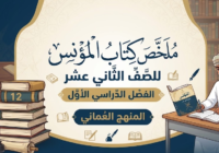 ملخص كتاب المؤنس للصف الثاني عشر الفصل الدراسي الاول المنهج العماني