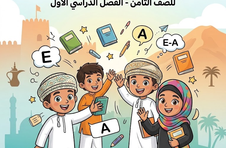 القاموس المصور لشرح مفردات كتاب الطالب لمادة اللغة الانجليزية للصف الثامن الفصل الدراسي الاول المنهج العماني